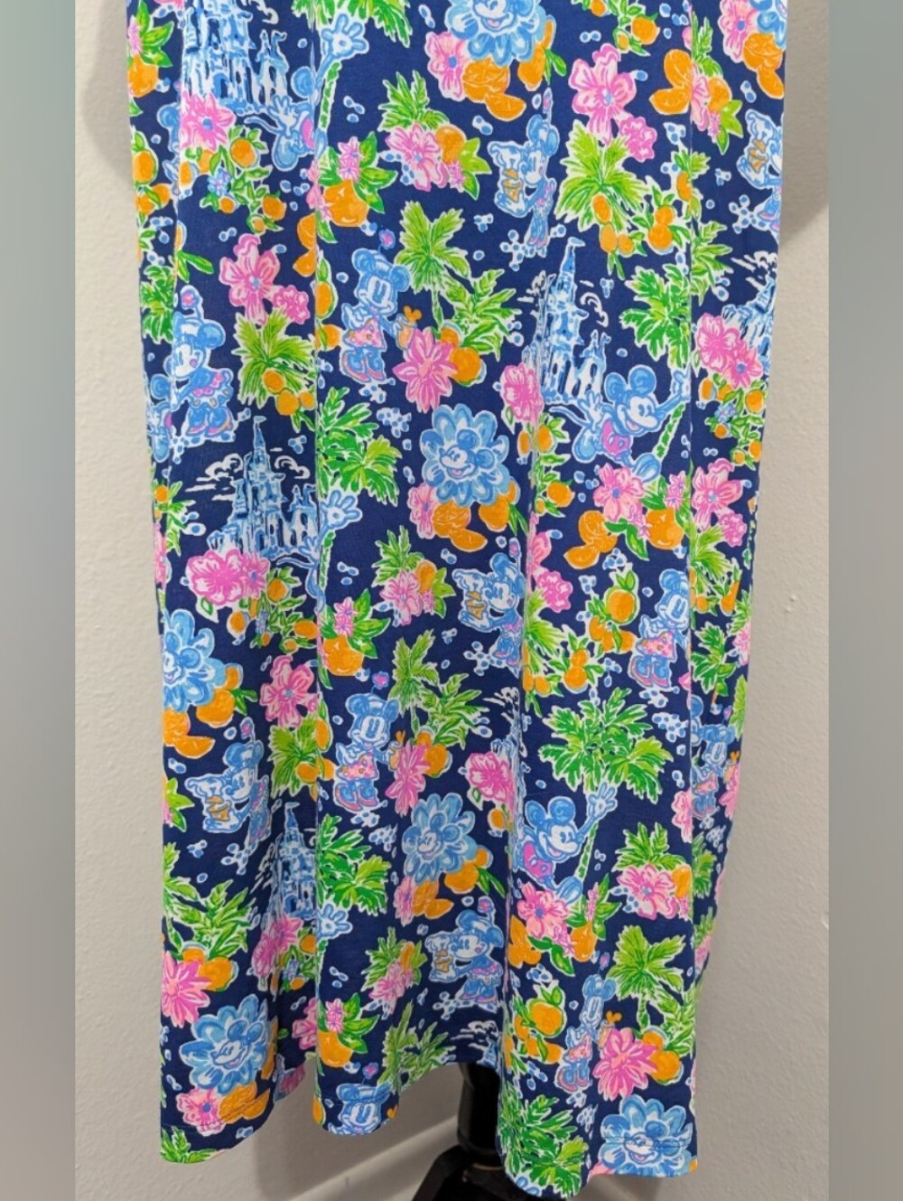 Lilly Pulitzer Disney Coastal Beach Whimsical Resort Vacation Playful Dress XL - Picture 4 of 13